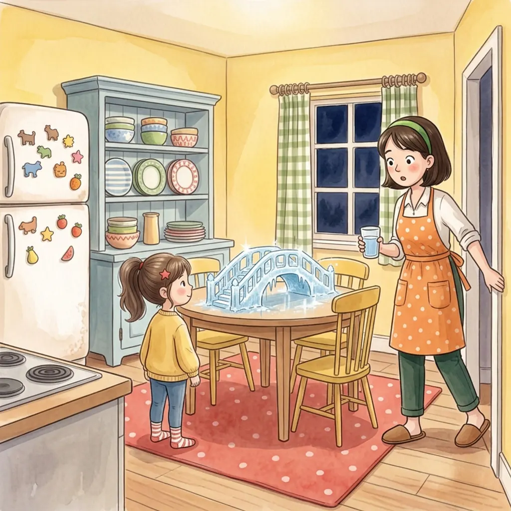 Mum comes into the kitchen and finds Sofia and Tino.